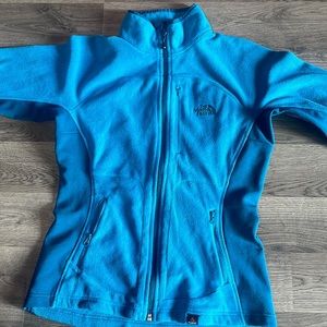 The North Face Blue Zip up sweater size S